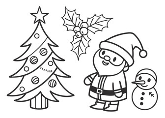 Black Christmas Icons Stock Illustrations. christmas vector.christmas bundle vectore 
