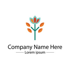 Minimalist Tree Logo Design Natural and Green Concept