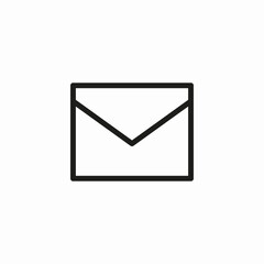 closed envelope icon icon sign vector
