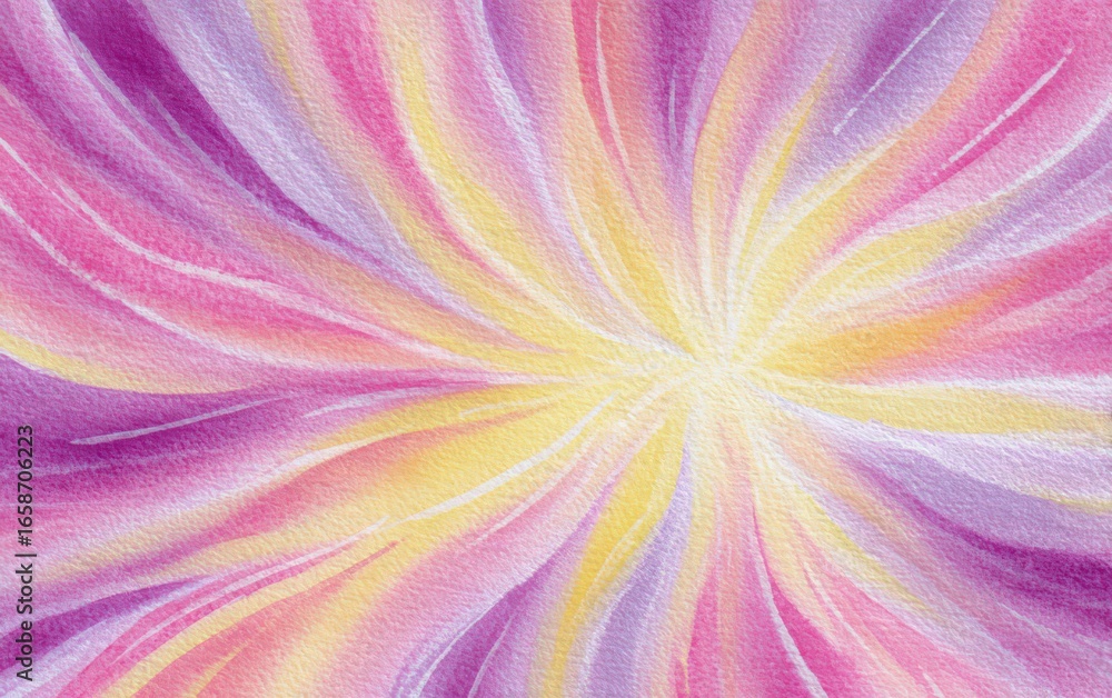 Poster radiant abstraction: a captivating abstract design bursts forth with a kaleidoscope of vibrant color
