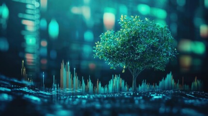 Sustainable Growth Technology  Nature.