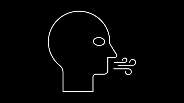 blow icon animation