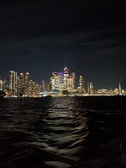 Fototapeta premium san diego skyline at night