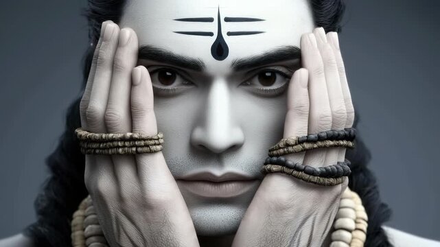 Shiva lunar worship: shivarathri monthly, pradosha vrata twice, nag panchami serpent, kartik full moon, bhairava terror, shambhu happiness, tryambaka eyes, hindu ritual, sacred tradition cosmic energy