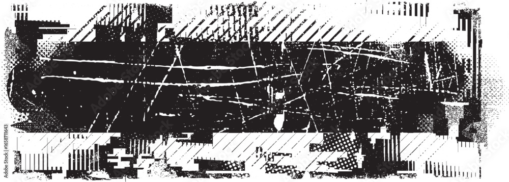 Poster grunge textured banner with rough edges. speckled texture. overlay grunge texture . simply place tex