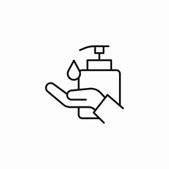 hand washing icon icon sign vector