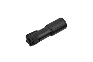 LED flashlight with a pocket clip.