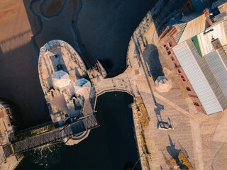 Albert Dock aerial, Liverpool