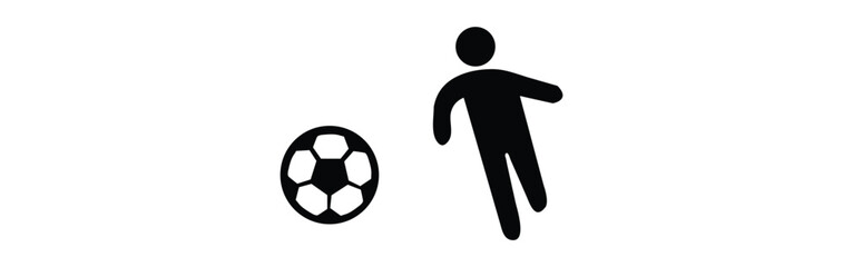 Obraz premium Soccer ball icon set with editable stroke. Sport - Line Icons