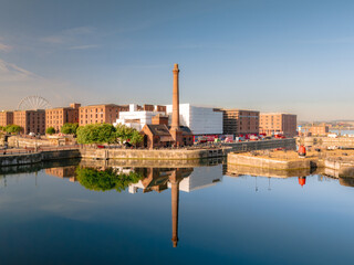 Albert Dock sunrise, Liverpool