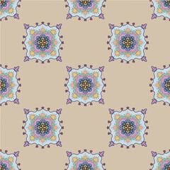seamless pattern with flowers