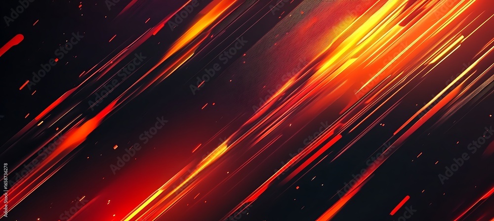 Poster abstract motion graphic background with glowing lines and streaks for presentation and design 100 | 