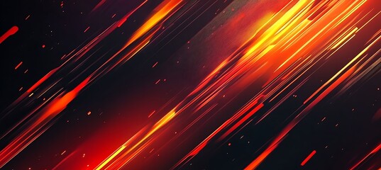 Obraz premium Abstract motion graphic background with glowing lines and streaks for presentation and design 100 | empty template 