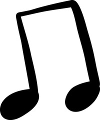 Line Art Music Note Illustration