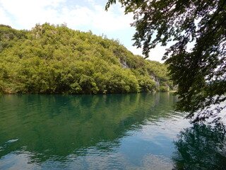 beautiful view of the river in the park