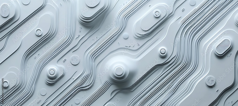 Poster abstract light gray topographic map surface design for backgrounds and presentations material concep