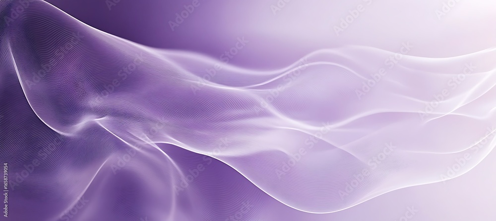 Poster abstract purple flowing waves background for design and presentation light color gradient mesh effec