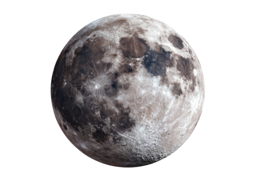 Full moon, detailed surface texture (1)