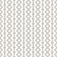 Minimalist Vertical Diamond Chain Seamless Pattern.