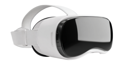 Virtual Reality Headset Isolated on White Background