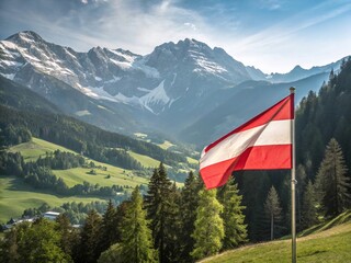 Austria Flag National Day October