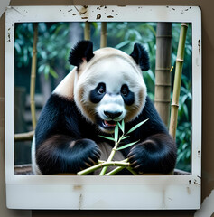 VECCHIA POLAROID PANDA 