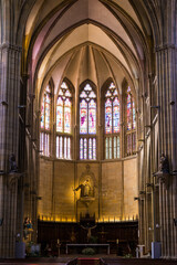 Fototapeta premium Choir of the Good Shepherd Cathedral in Donostia-San Sebastián