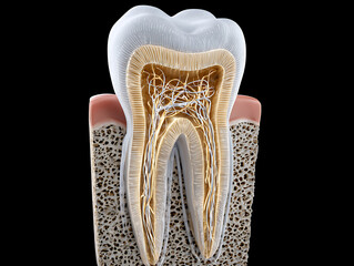 dental tools on white background