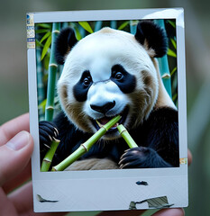 VECCHIA POLAROID PANDA 2 