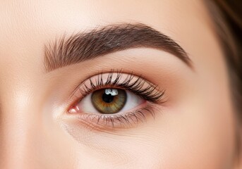 Obraz premium Close-up beauty portrait of a woman with fresh clean skin