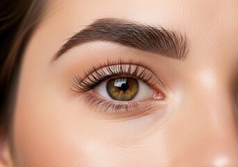 Obraz premium Close-up beauty portrait of a woman with fresh clean skin