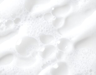 Close-up of white foam texture