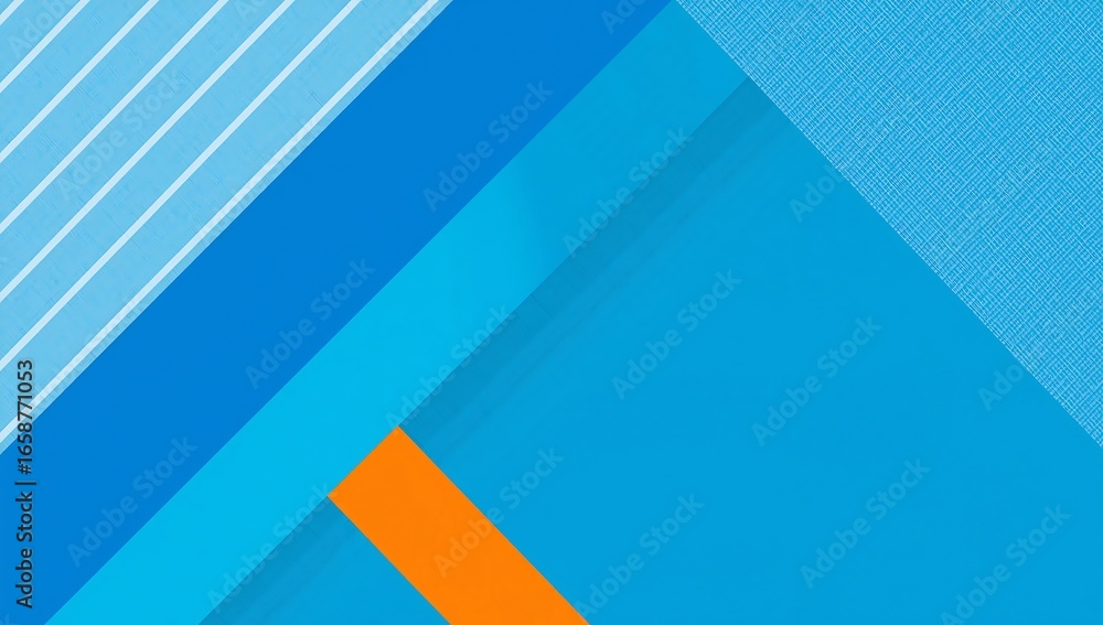 Poster abstract geometric background in material design style. modern layered paper with overlapping blue a