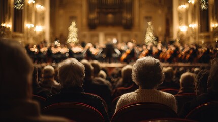 people attending concert in grand auditorium
