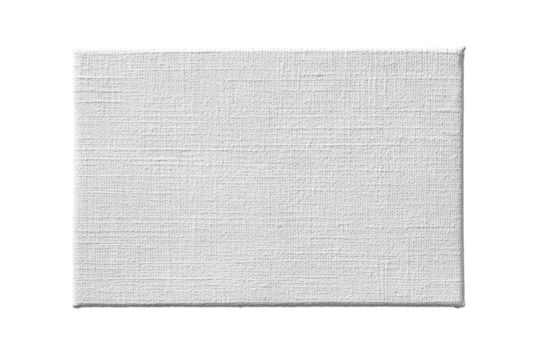 Blank, off-white canvas