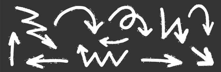 Graffiti doodle sketch hand drawn set. sketch grunge simple style squiggle icons collection chalk crayon style.