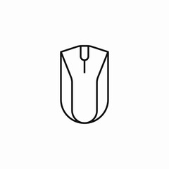 computer mouse peripheral icon sign vector