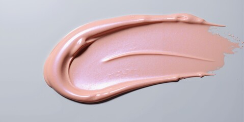 Fototapeta premium a cream makeup product is shown on a white surface
