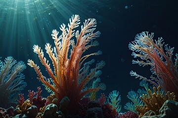 Obraz premium coral reef with fish