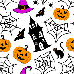 Spooky Halloween Bold Vector with Haunted Graphics.eps