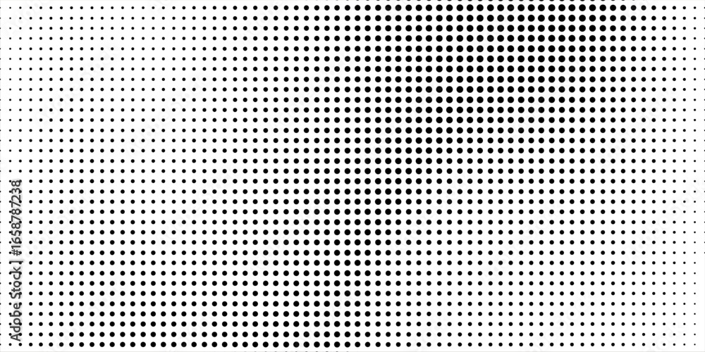 Aufkleber dotted halftone gradient texture. fading polka dot background. repeated dots gradation pattern backg