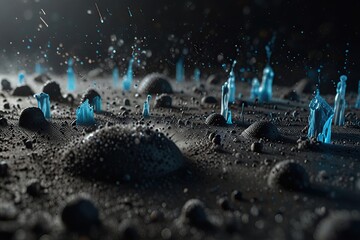 Abstract ground outspace background