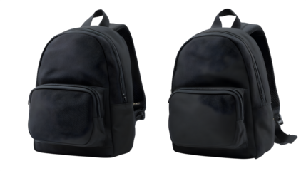 black bag isolated on white