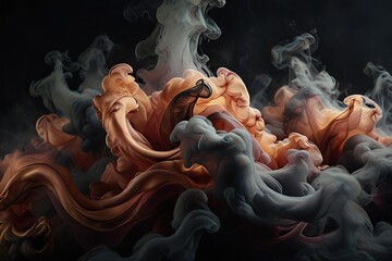 Colorfull smoke  abstract  background 
