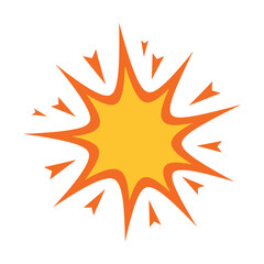 Explosion burst effect