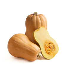 Pumpkin. organic pumpkins. Seasonal autumn food.Isolated on white. Vitamins. Diet. Autumn. Food. ...