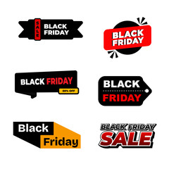 Black Friday Sale Vector Design for Shopping, Discount, and Marketing Promotions