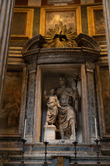 Pantheon ancient temple in Rome, Italy