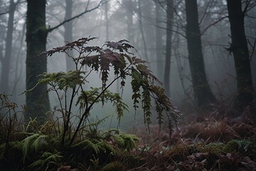 Mist mornings in the forest