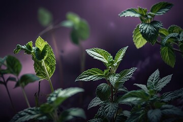 green plant in the wind
